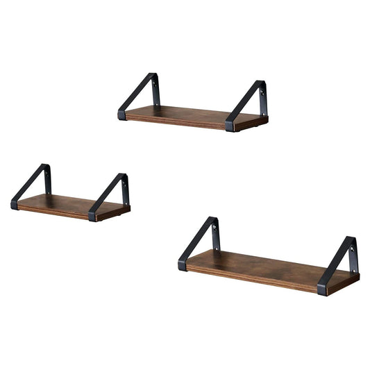 Mensola da parete, Set di 3 mensole, Espositore Stabile