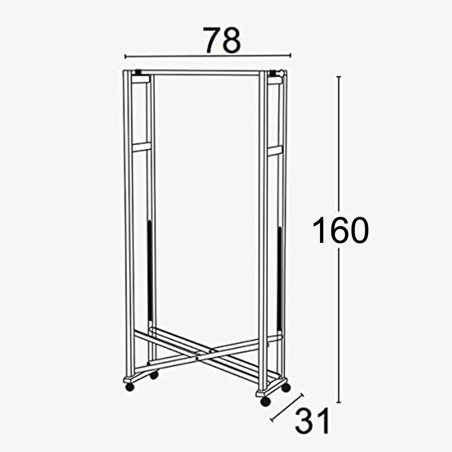 Vetrina Refrigerata Da Banco 238 L Teca 5 Ripiani Bianco Chiudibile Chiave Ruote 90200234 - Foto 9