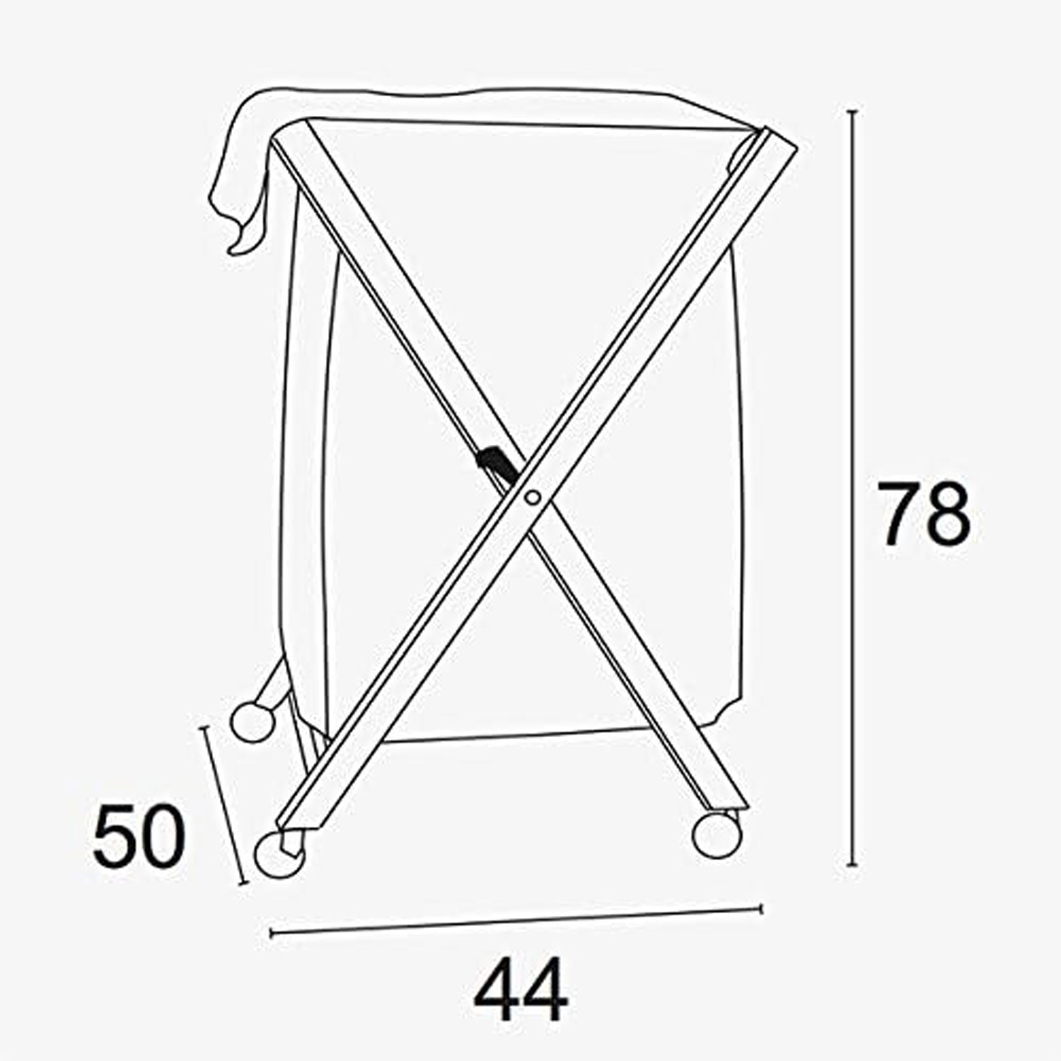 Cesto Lavanderia Portatile Cesto Portabiancheria Pieghevole In Rete - 75 Litri Per Camera E Bagno Cesto Biancheria Lavabile - Foto 4