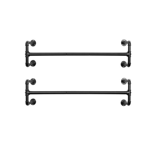 Barra appendiabiti, Set da 2, Barra Appendiabiti da Parete, Struttura Resistente, Songmics, 1