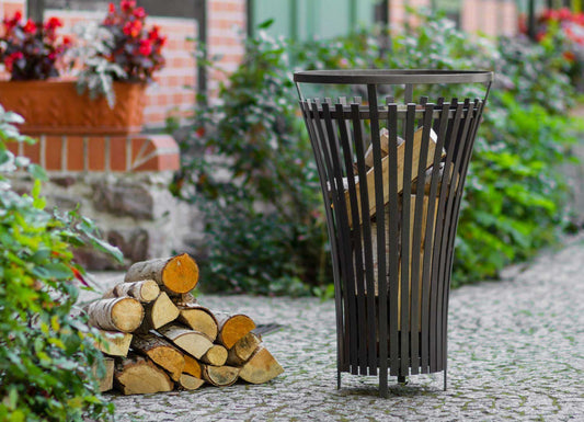 Braciere -  braciere all'aperto. Braciere giardino, braciere da esterno I Finitura di qualità, prodotto in EU, «FLAME»