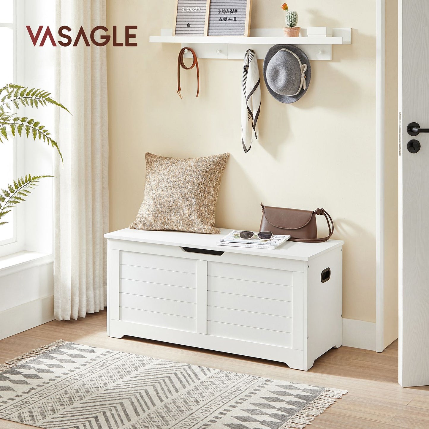 Vasagle, cassa di sedile con coperchio