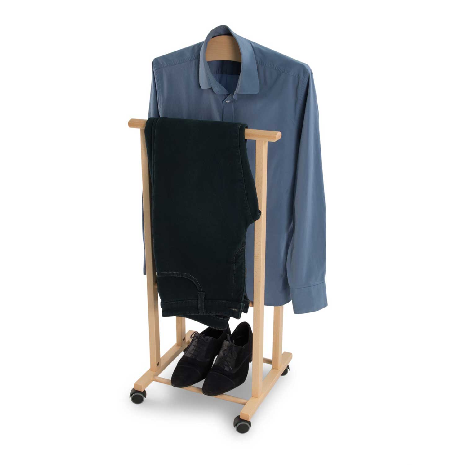 Servo Muto, su Ruote, Legno di Faggio, Servo Muto Moderno, per Uomo e Donna, ARIT ATRI, 5