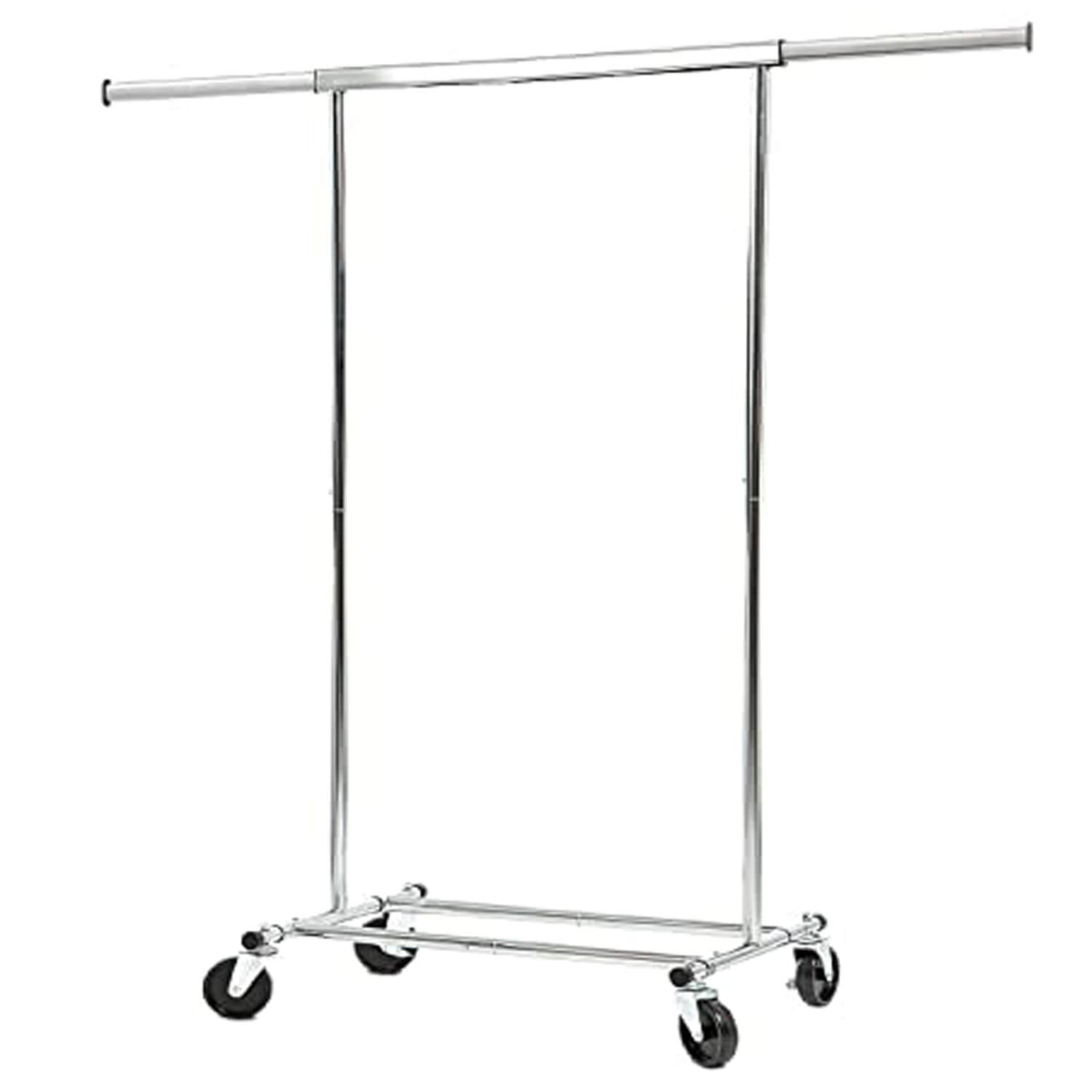 Stand Appendiabiti, Portata fino a 100 kg, Pieghevole, Appendiabiti con Ruote, Asta allungabile, Tatkraft Darren, 10