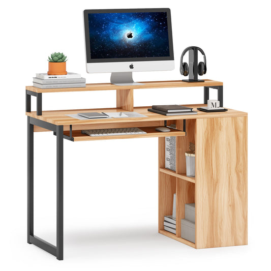 Scrivania per computer, Scrivania pc, notebook, laptop, da studio, scrivania da ufficio