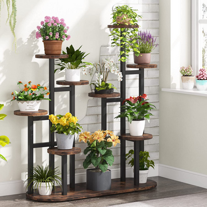 Supporto per piante da interno, 11 ripiani in vaso per piante in vaso, supporto per piante alto, per fioriere